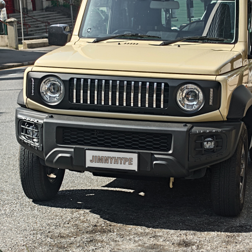 Classic Chrome Front Grille with LED Indicator (Jimny 2018+)
