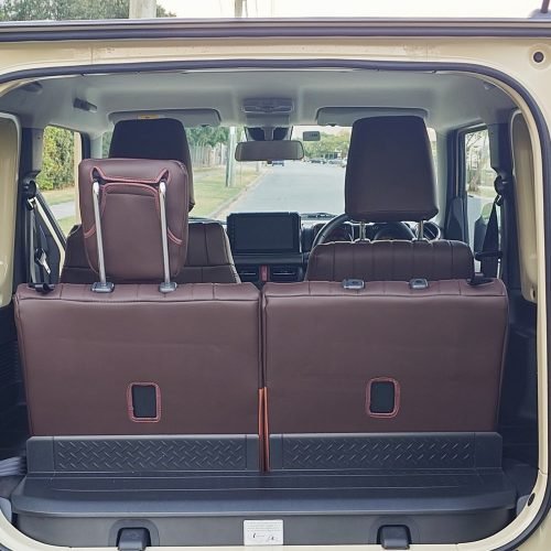 Coffee Leather Seat Cover (Jimny 3-Door)
